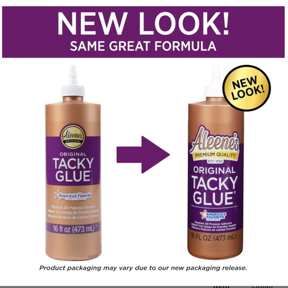 Aleene’s Original Tacky Glue 2 - 16 oz All Purpose Craft Adhesive New Non-Toxic - Picture 5 of 7